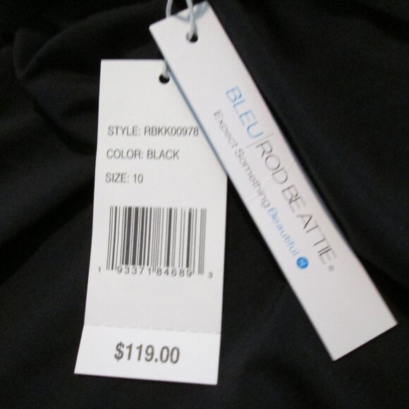 Bleu Rod Beattie Kore Shirred Bandeau One Piece Swimsuit NWT Sz 10 - Picture 7 of 11